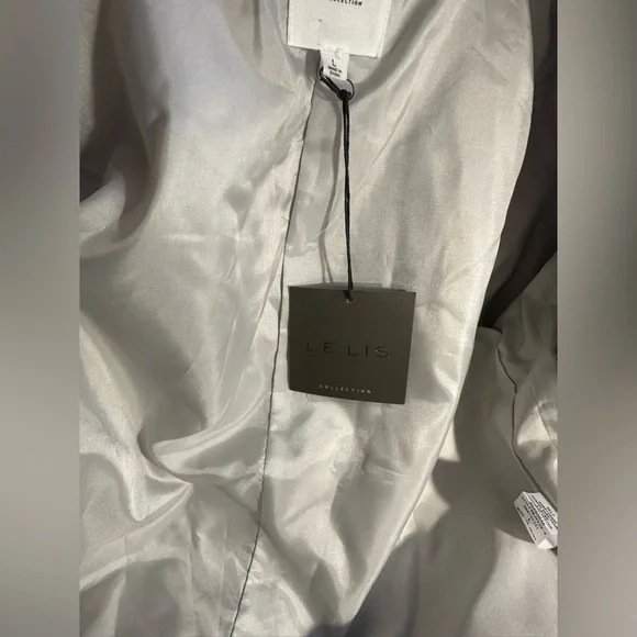 Le Lis Size L Moto Jacket NWT - Picture 6 of 8